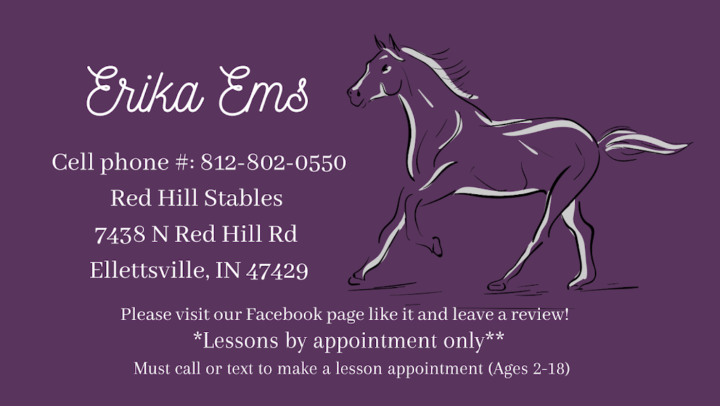 Ems Equestrian | 7438 N Red Hill Rd, Ellettsville, IN 47429, USA | Phone: (812) 802-0550