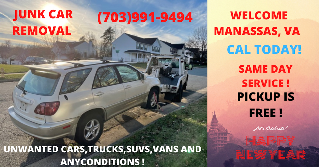 JUNK CAR REMOVAL | 9151 Liberia Ave, Manassas, VA 20110, USA | Phone: (703) 991-9494