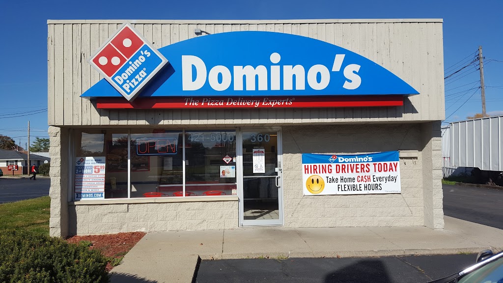 Dominos Pizza | 360 E Broadway St, Shelbyville, IN 46176, USA | Phone: (317) 398-0724
