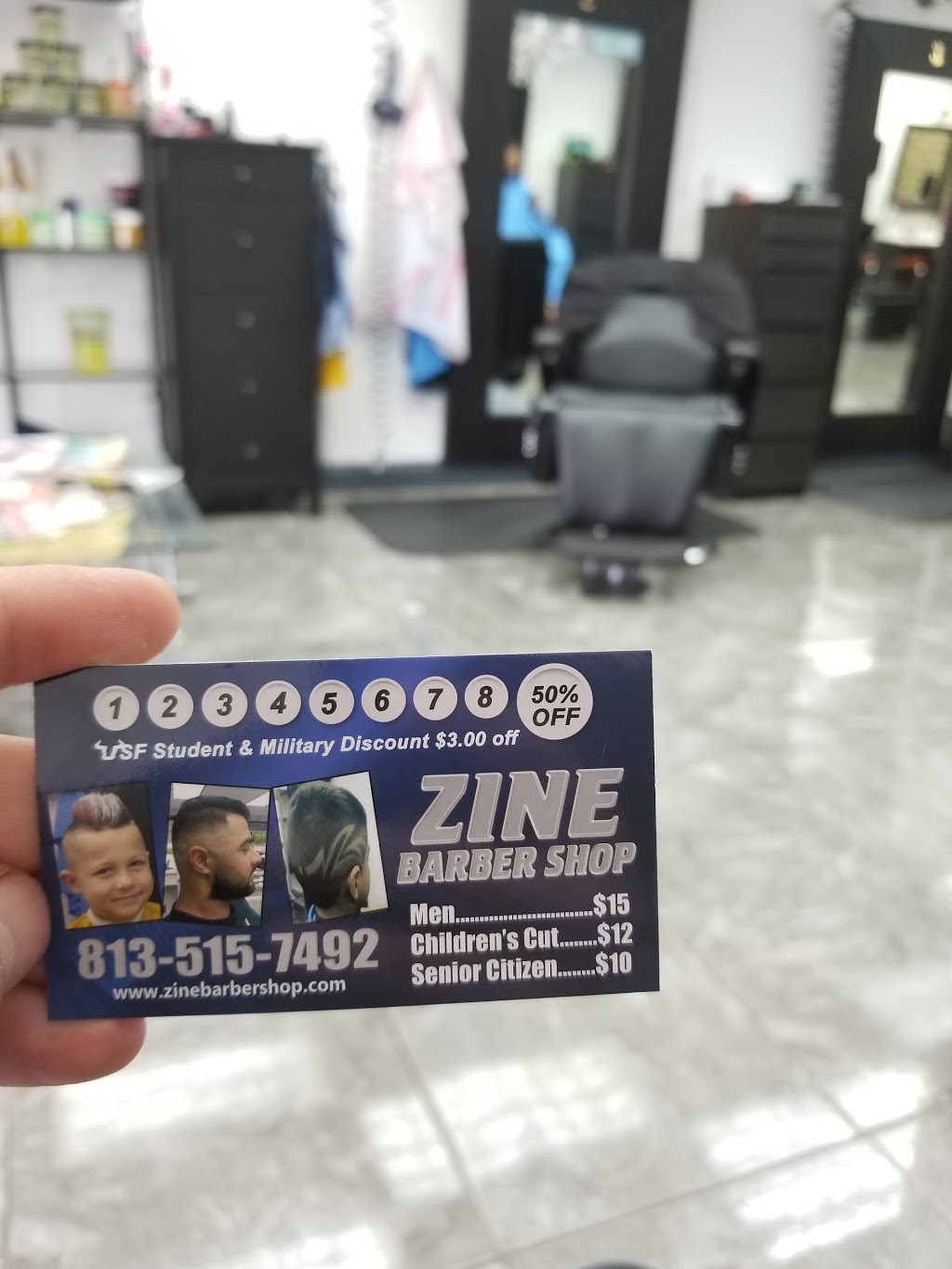 Zine Barber Shop | 6610 E Fowler Ave E, Temple Terrace, FL 33617 | Phone: (813) 515-7492