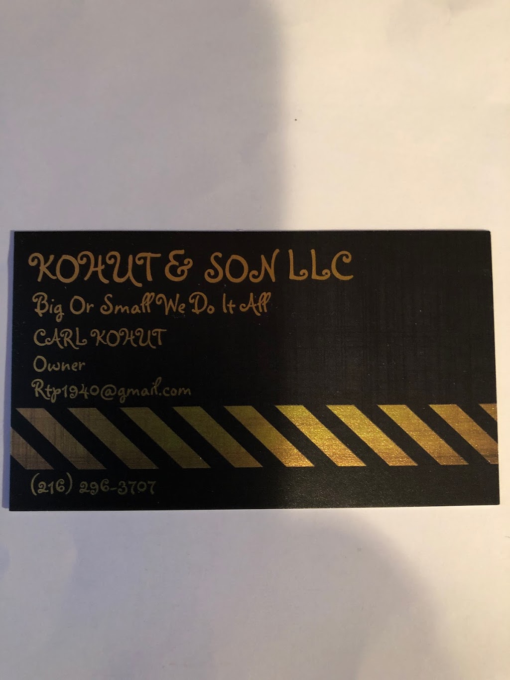 Kohut and son LLC | 4150 W 58th St, Cleveland, OH 44144, USA | Phone: (216) 296-3707