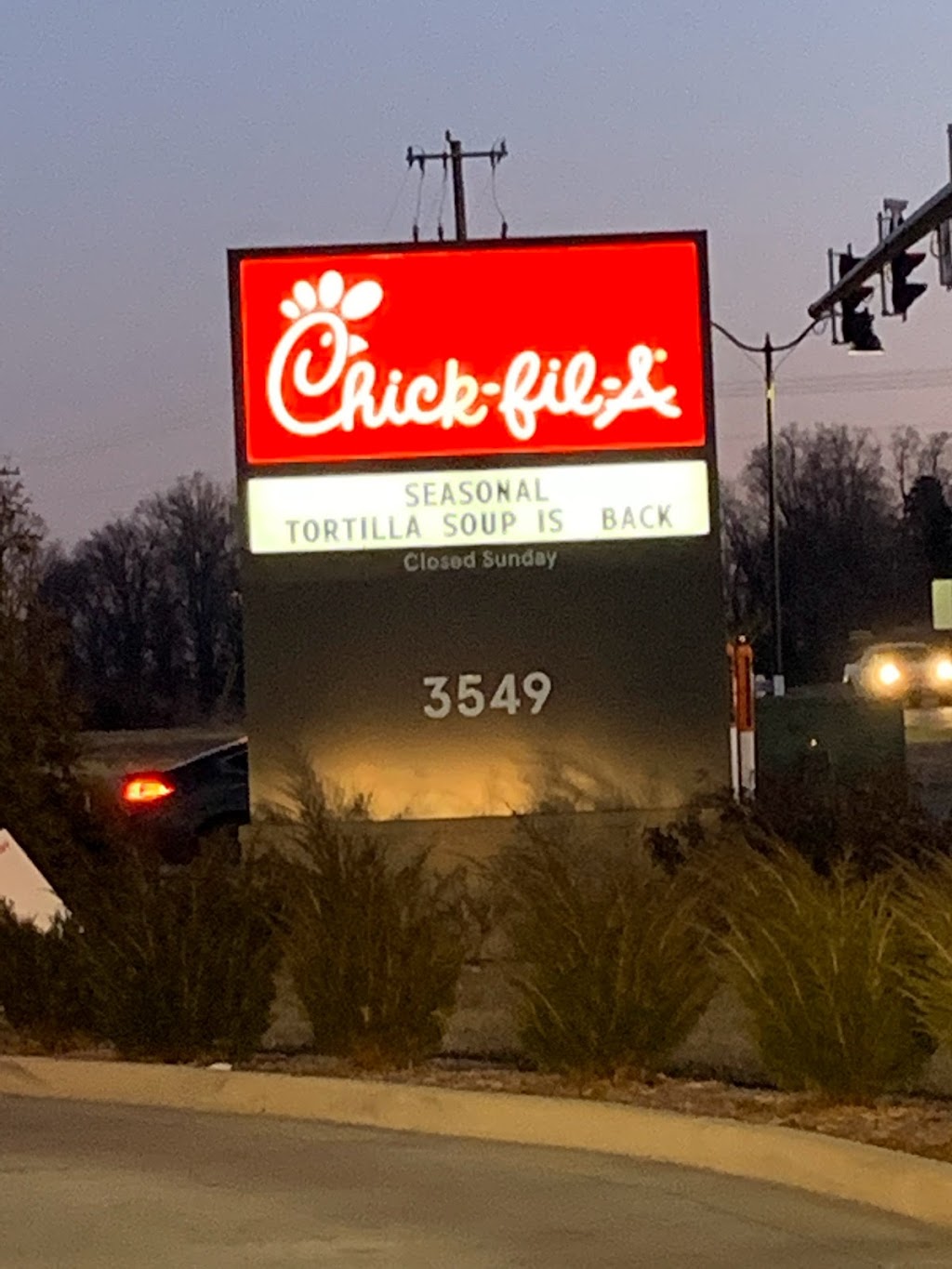 Chick-fil-A | 3549 E 10th St, Jeffersonville, IN 47130, USA | Phone: (812) 288-2020