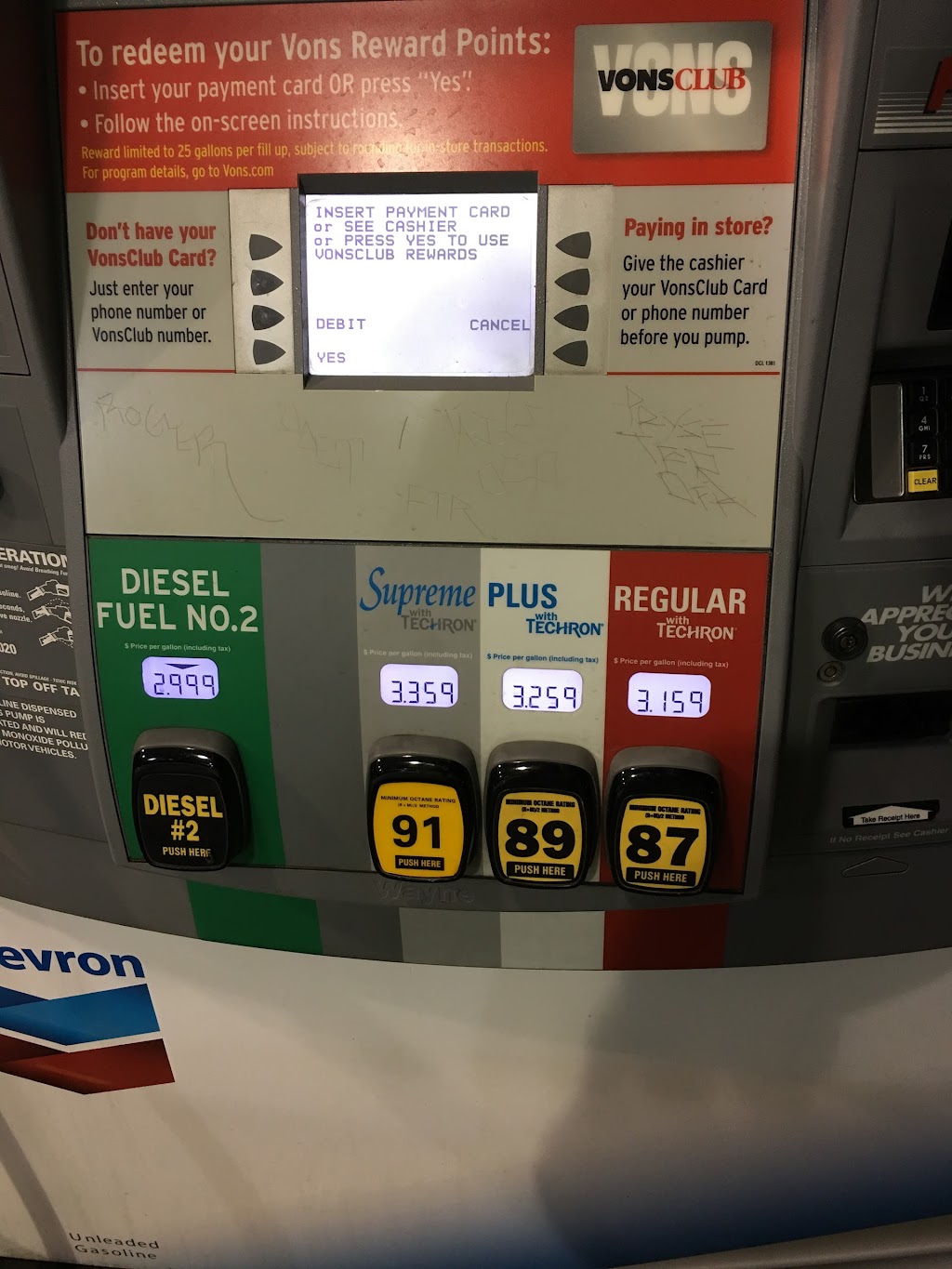 Chevron | 8687 Base Line Rd, Rancho Cucamonga, CA 91730, USA | Phone: (909) 484-9411