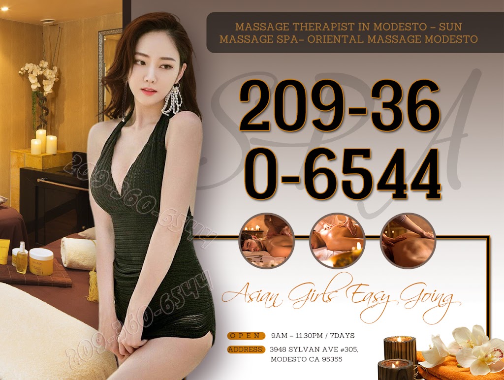 Massage Modesto – Sun Massage Spa– Oriental Massage in Modesto | 3948 Sylvan Ave #305, Modesto, CA 95355, USA | Phone: (209) 360-6544