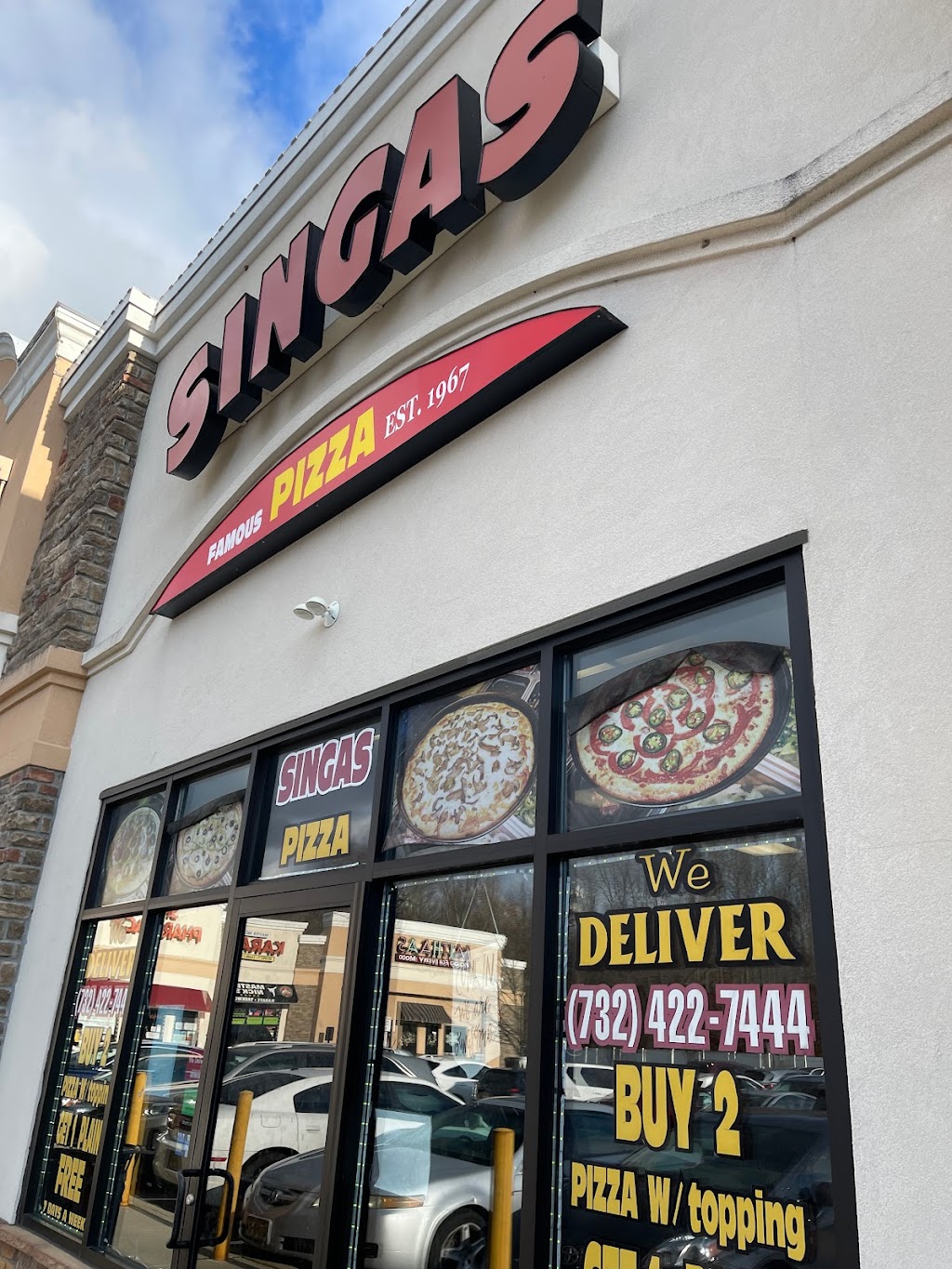 Singas Famous Pizza | 1463 Finnegans Ln, Kendall Park, NJ 08824, USA | Phone: (732) 422-7444
