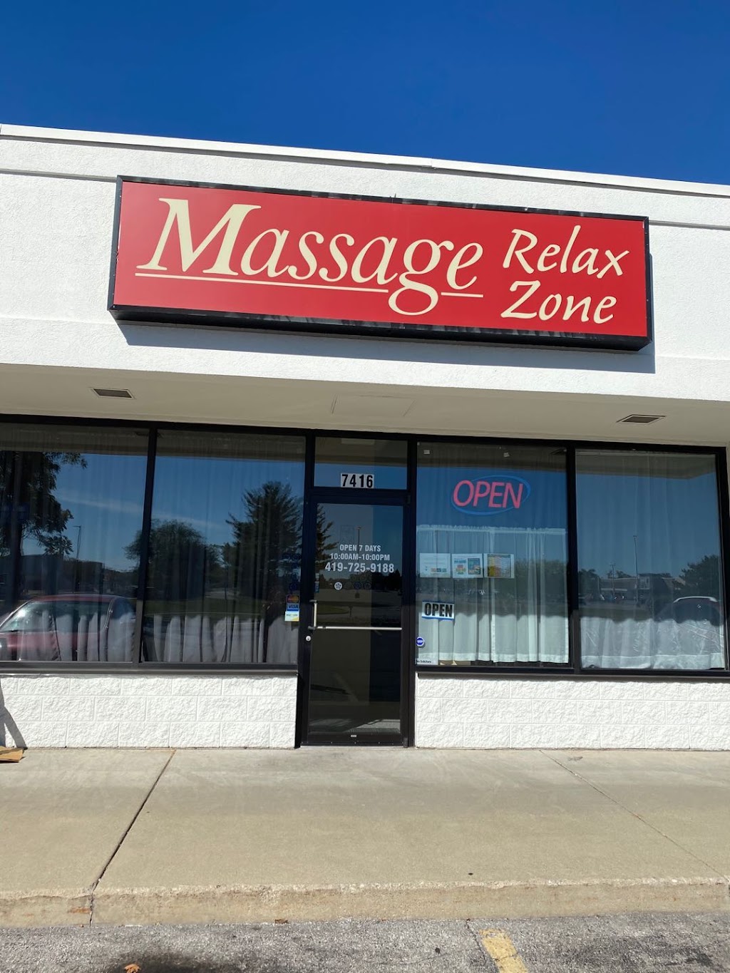 Relax Zone Massage Toledo | 7416 Central Ave, Toledo, OH 43617, USA | Phone: (419) 725-9188