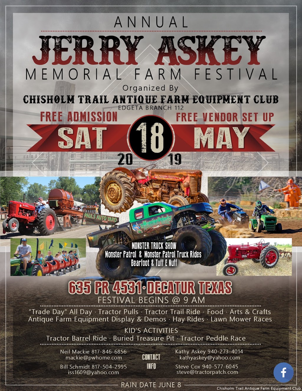 Jerry Askey Memorial farm festival And Tractor Pull | Decatur, TX 76234, USA | Phone: (940) 273-4014