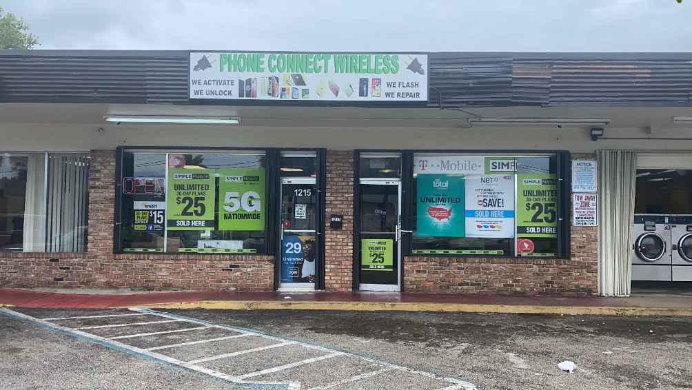 PHONE CONNECT WIRELESS (SIMPLE Mobile Store ) | 1215-1217, 1215 Sunset Strip, Sunrise, FL 33313 | Phone: (786) 617-2036