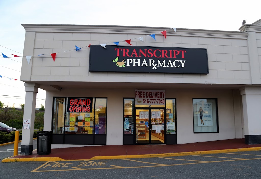 Transcript Pharmacy | 87 Hempstead Tpke, Farmingdale, NY 11735, USA | Phone: (516) 777-7040