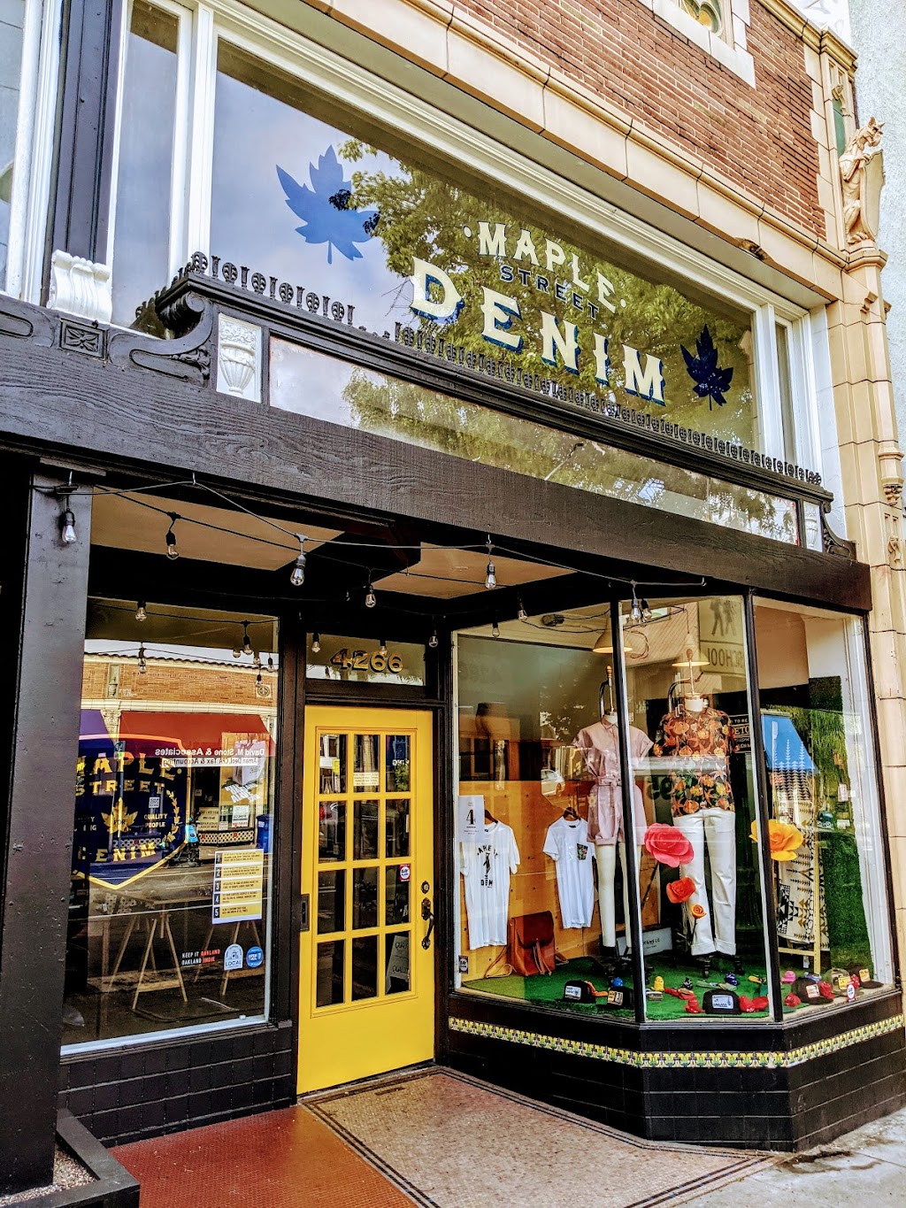 Maple Street Denim | 4266 Piedmont Ave, Oakland, CA 94611, USA | Phone: (510) 816-5326