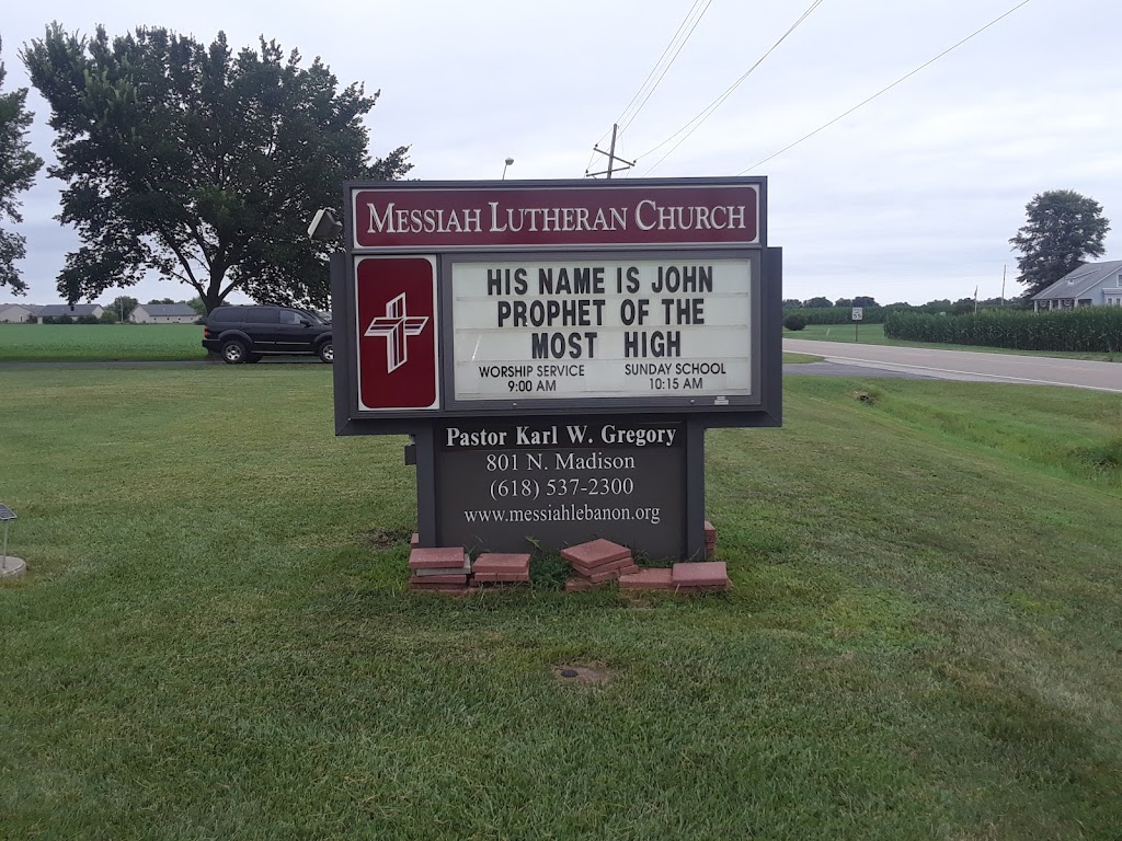 Messiah Lutheran Church | 801 N Madison St, Lebanon, IL 62254, USA | Phone: (618) 537-2300