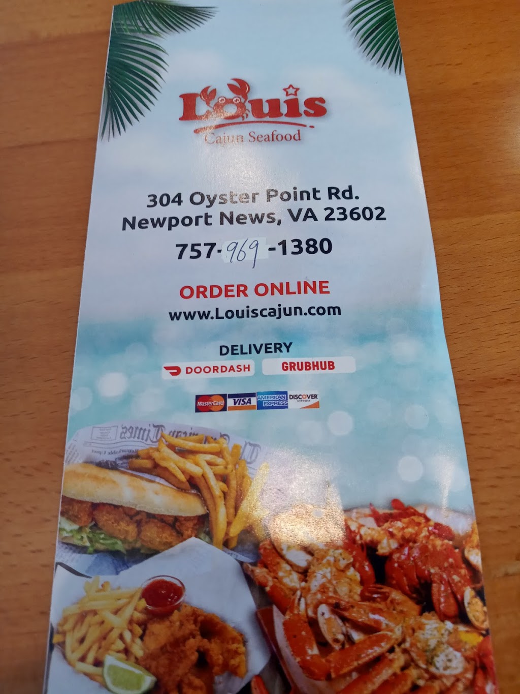 Louis Cajun Seafood | 304 Oyster Point Rd, Newport News, VA 23602, USA | Phone: (757) 969-1380