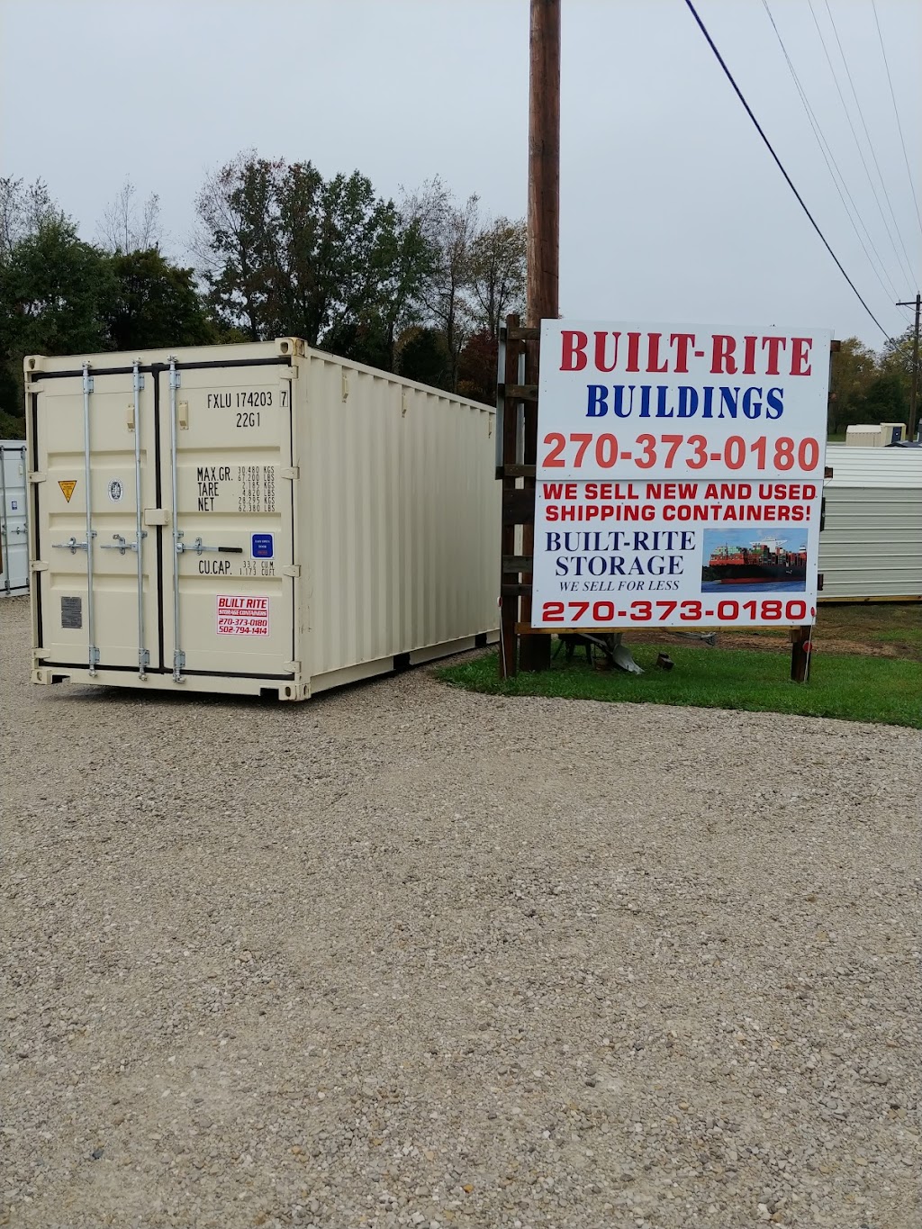 Built Rite Storage Containers | 5275 Old 60 Ln, Vine Grove, KY 40175, USA | Phone: (270) 373-0180