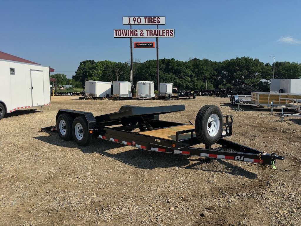 i90 Towing Trailers and Tires | 400 E State Rd 59, Edgerton, WI 53534, USA | Phone: (608) 884-3697