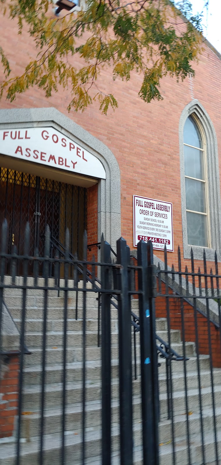 Full Gospel Assembly of Queens | 8917 114th St, Richmond Hill, NY 11418, USA | Phone: (718) 441-1182