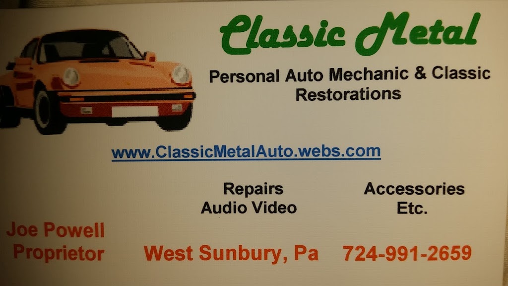 Classic Metal Auto | 175 Klever Rd, West Sunbury, PA 16061, USA | Phone: (724) 991-2659