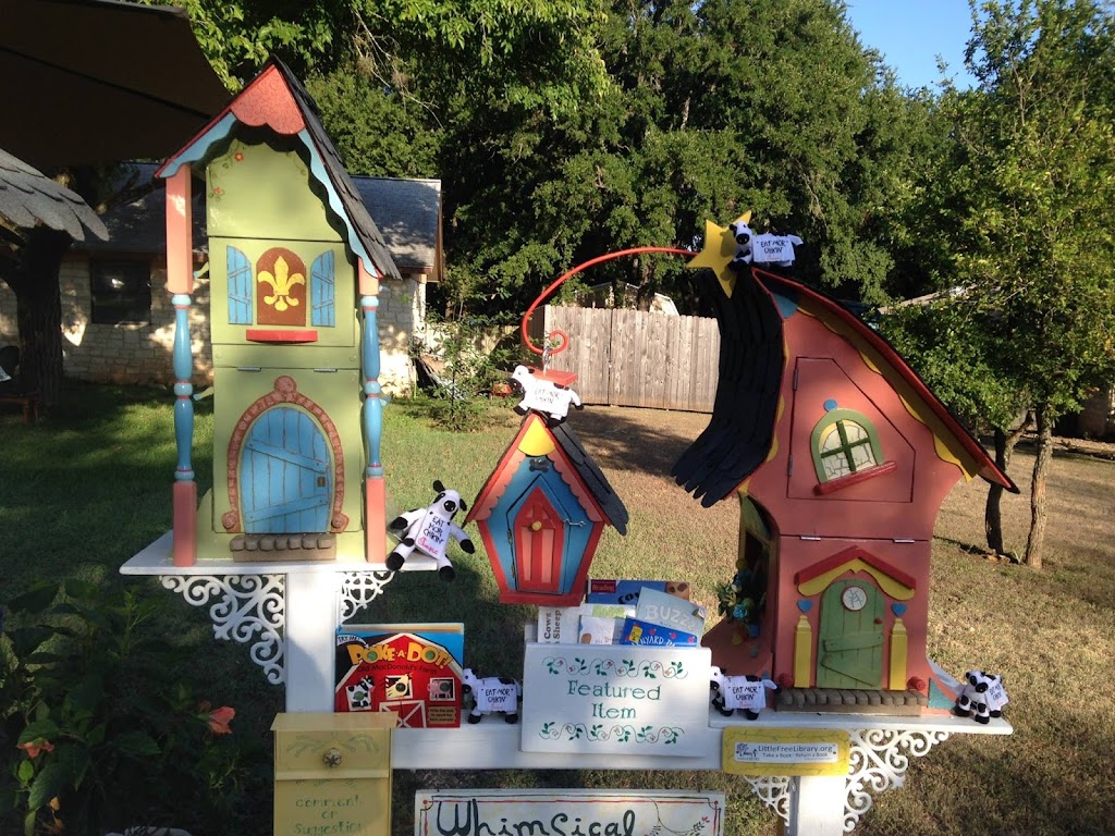 Whimsical Little Library | 12514 Eagle Nest Dr, Buda, TX 78610, USA | Phone: (737) 414-3450