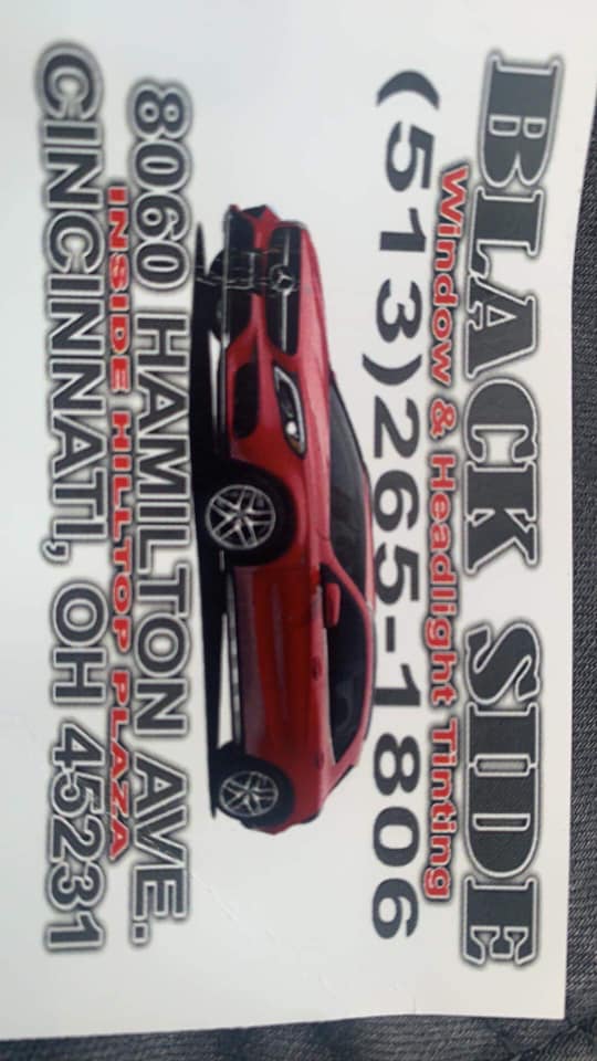 black side tint windows | 8060 Hamilton Ave, Mt Healthy, OH 45231, USA | Phone: (513) 265-1806