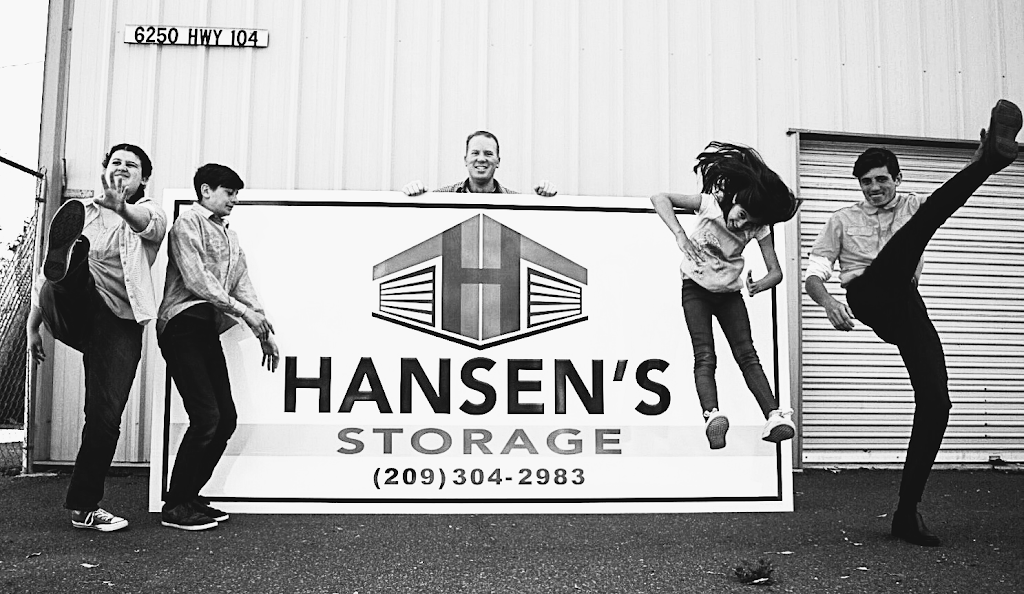 Hansens Storage | 6254 CA-104, Ione, CA 95640 | Phone: (209) 304-2983