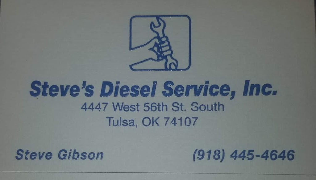 Steves Diesel service, inc. | 4447 W 56th St, Tulsa, OK 74107, USA | Phone: (918) 445-4646