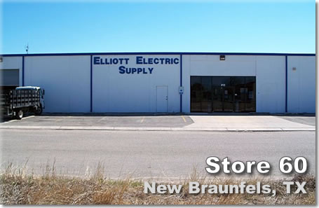 Elliott Electric Supply | 212 Lucinda Dr, New Braunfels, TX 78130, USA | Phone: (830) 626-6880