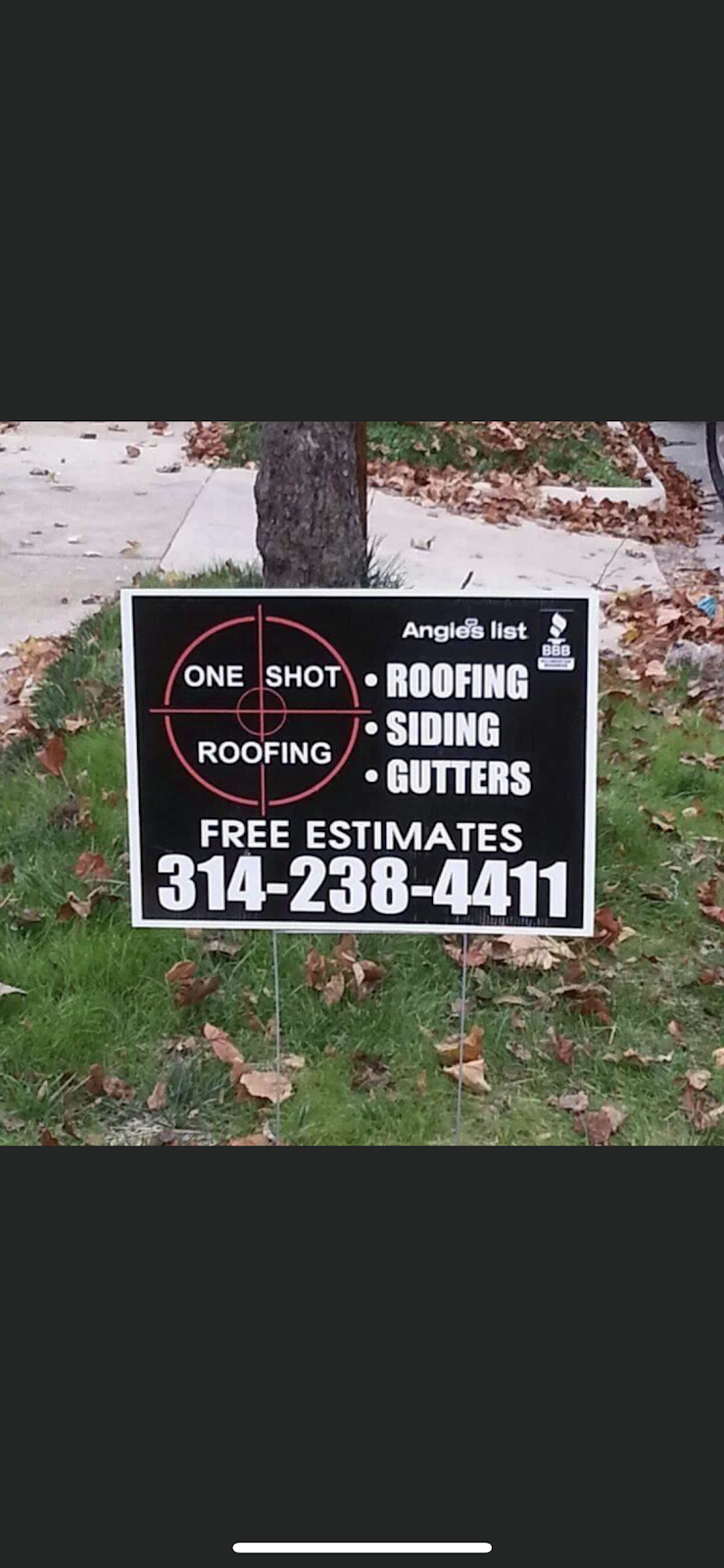 1 Shot Roofing LLC | 6400 W Park Ave, St. Louis, MO 63139, USA | Phone: (314) 238-4411