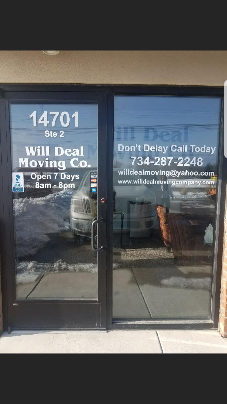 Will Deal Moving Company | 14701 Telegraph Rd # 2, Flat Rock, MI 48134, USA | Phone: (800) 280-9691