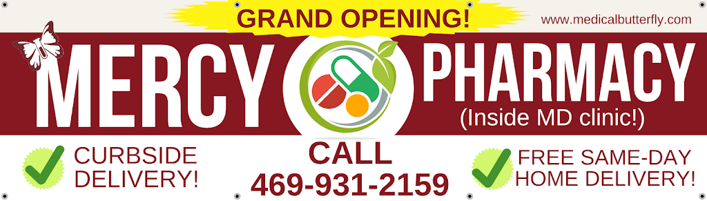 Mercy Pharmacy (inside MD Family Clinic) | 2636 W Walnut St Suite 300, Garland, TX 75042, USA | Phone: (469) 931-2159