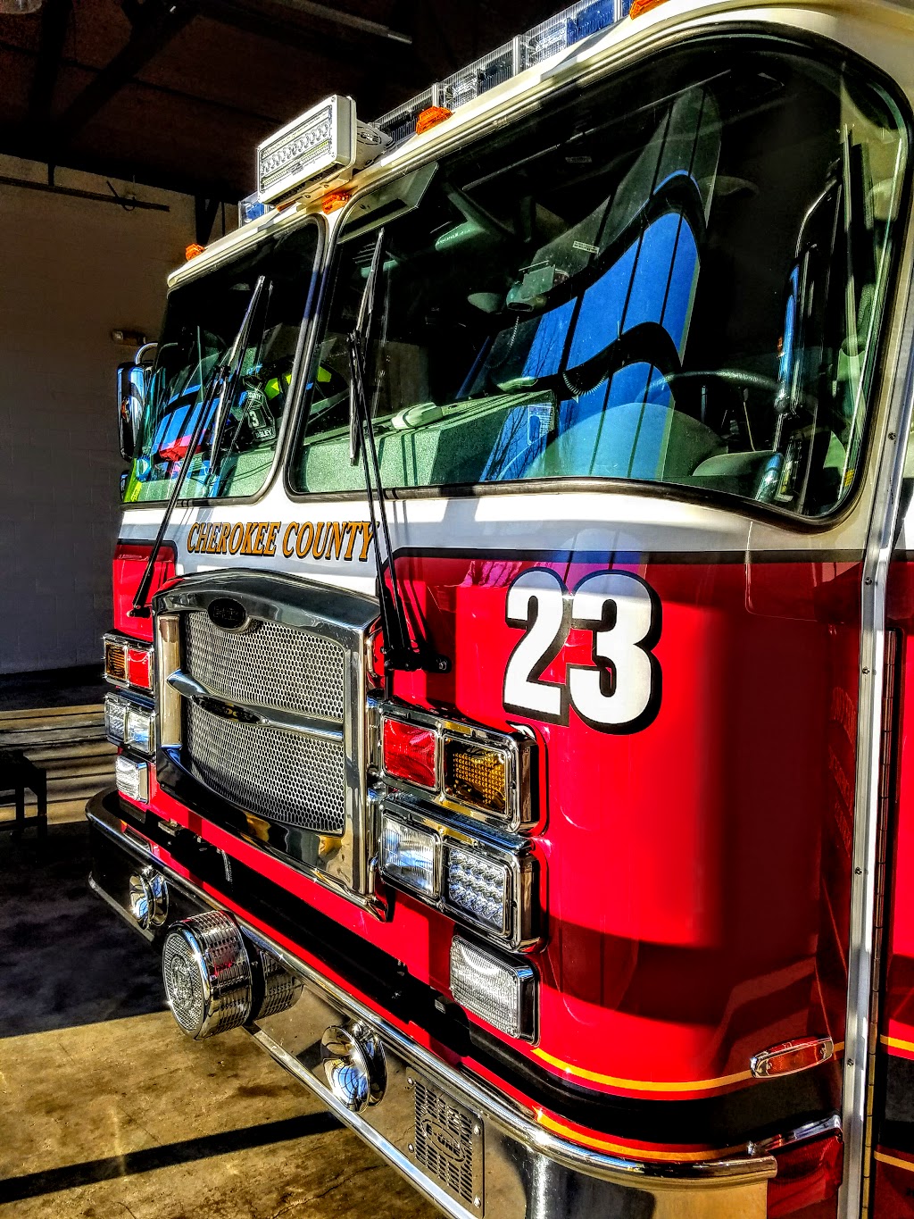 Cherokee County Fire & Emergency Services Station 23 | 7675 Vaughn Rd, Canton, GA 30115, USA | Phone: (770) 720-3166