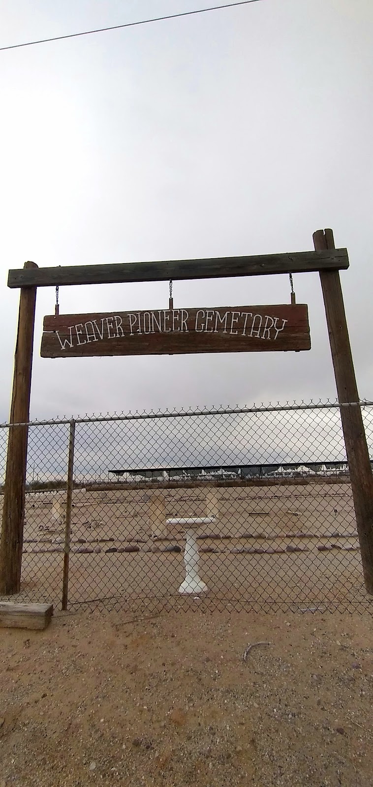 Historic Weaver Cemetery | 1843 S Peart Rd, Casa Grande, AZ 85122, USA | Phone: (520) 836-2223