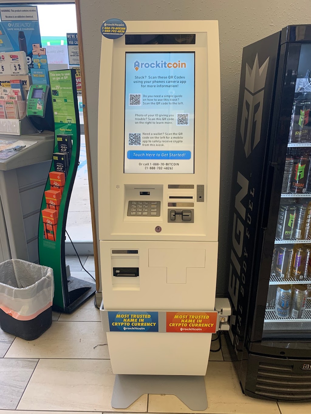 RockItCoin Bitcoin ATM | 1610 Lincoln Ave, Waukesha, WI 53186, USA | Phone: (888) 702-4826