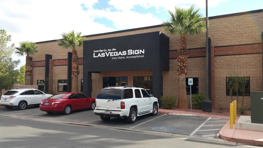 Jones Sign Company | 5860 La Costa Canyon Ct Suite 200, Las Vegas, NV 89139, USA | Phone: (800) 536-7446