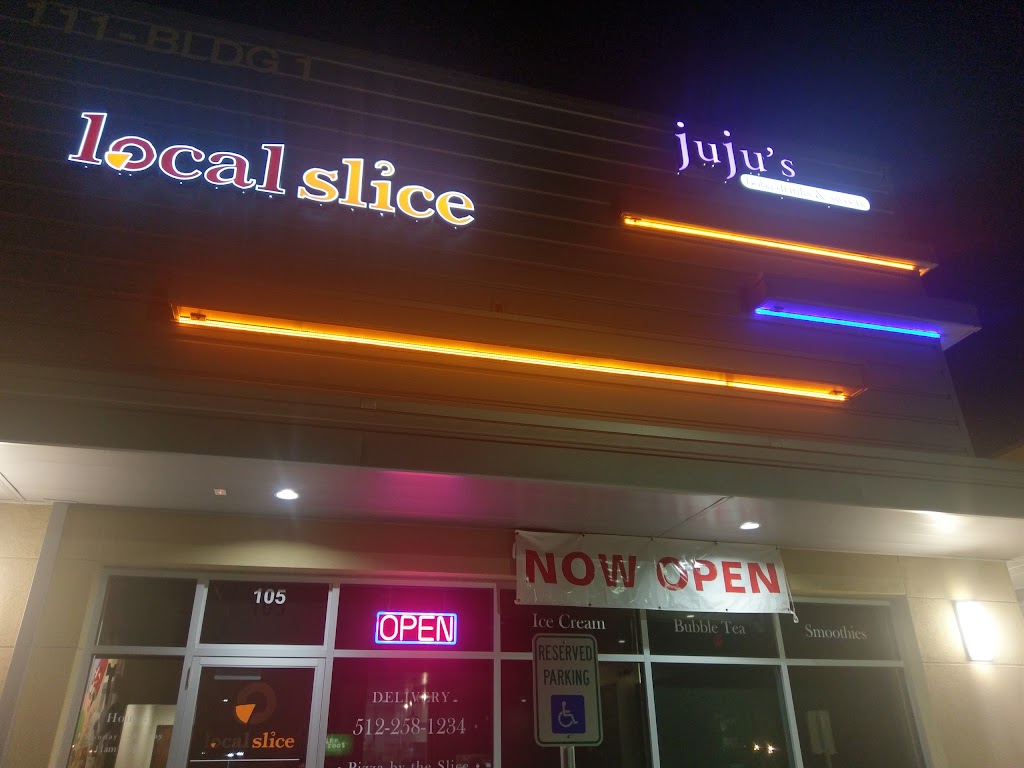 Local Slice & Jujus | 111 N Vista Ridge Blvd #105, Cedar Park, TX 78613, USA | Phone: (512) 258-1234