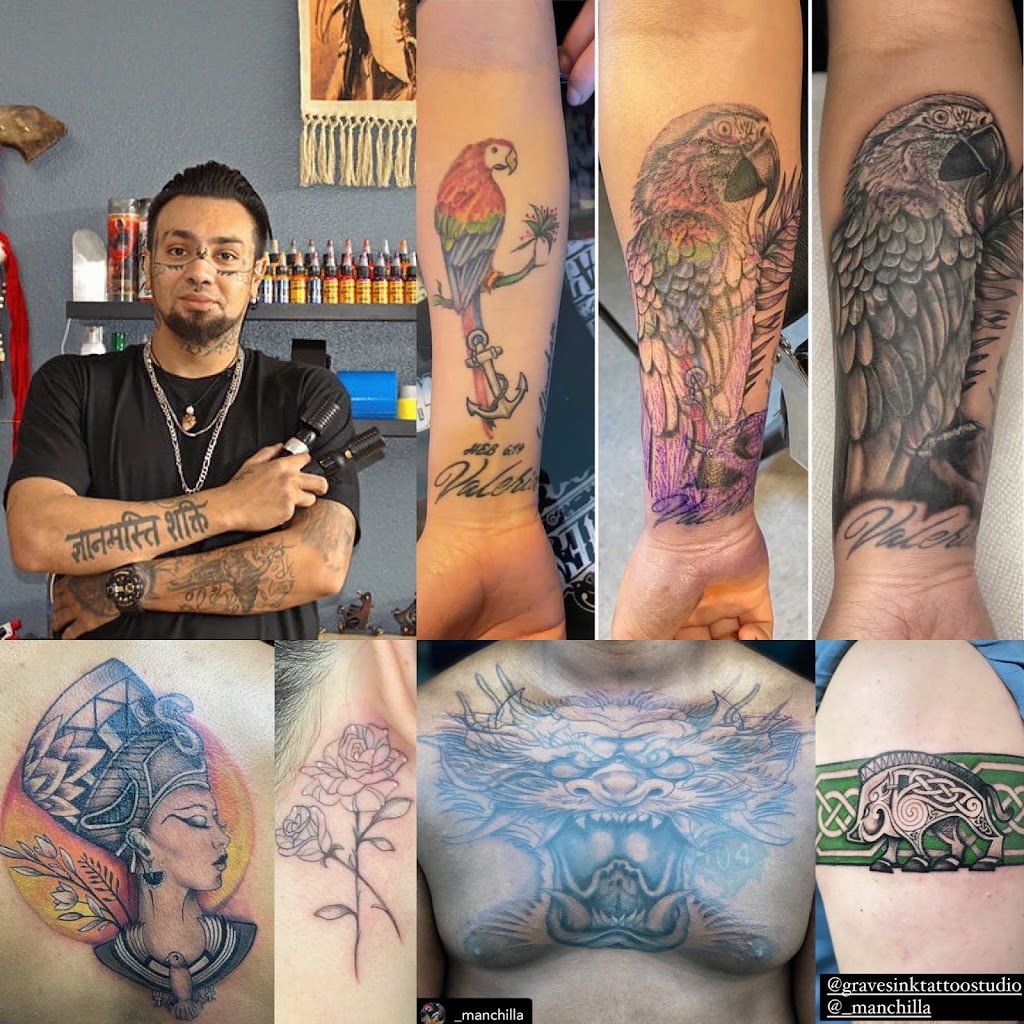 Graves Ink Tattoo Studio | 6818 N Loop 1604 E Suite 204, San Antonio, TX 78247 | Phone: (210) 530-8626