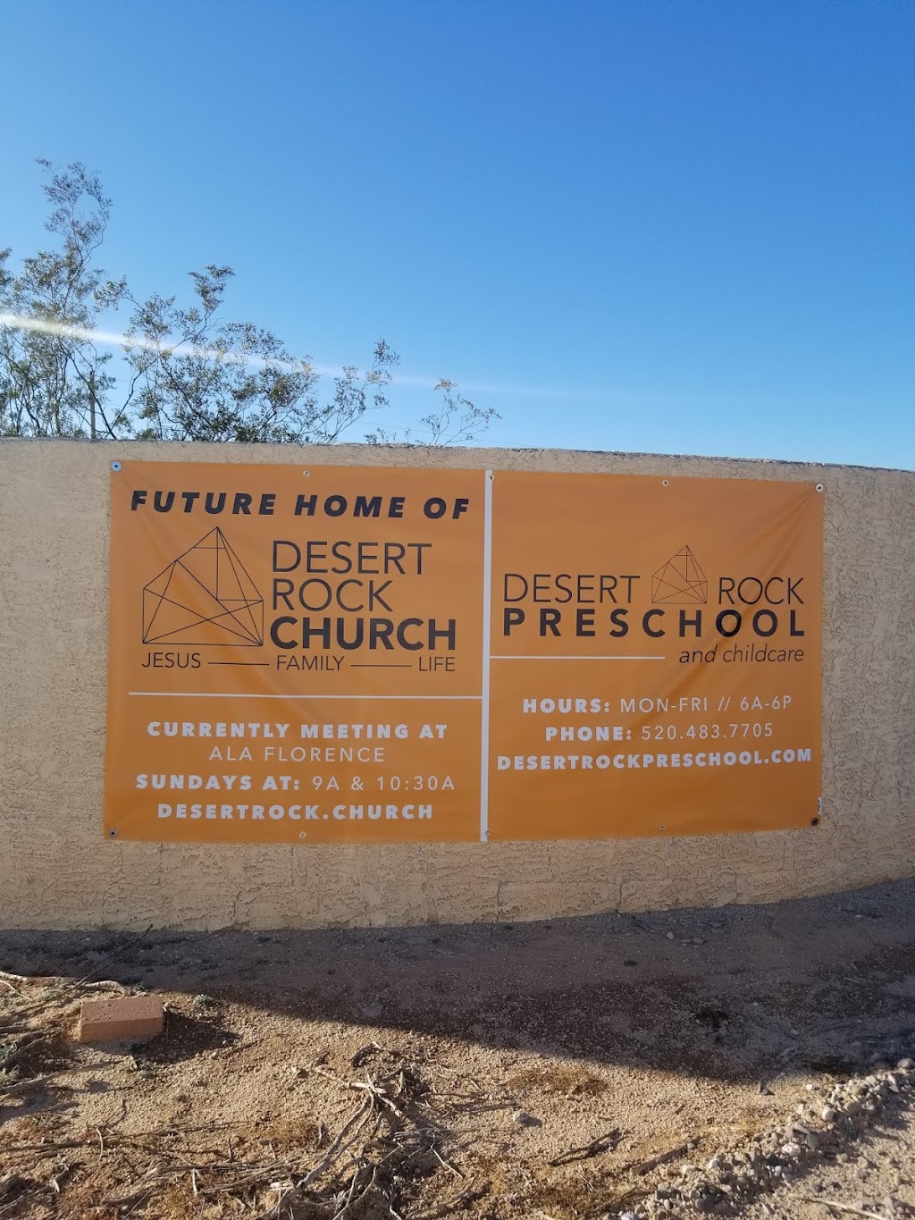 Desert Rock Preschool | 9230 W Franklin Rd, Florence, AZ 85132, USA | Phone: (520) 483-7705
