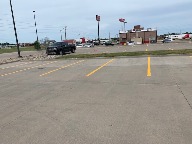 PLC Pavement Striping | 1204 2nd St, Gillespie, IL 62033, USA | Phone: (217) 473-0322