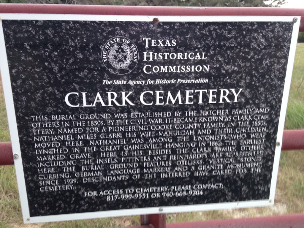 Clark Cemetery | Gainesville, TX 76240, USA | Phone: (940) 665-9204