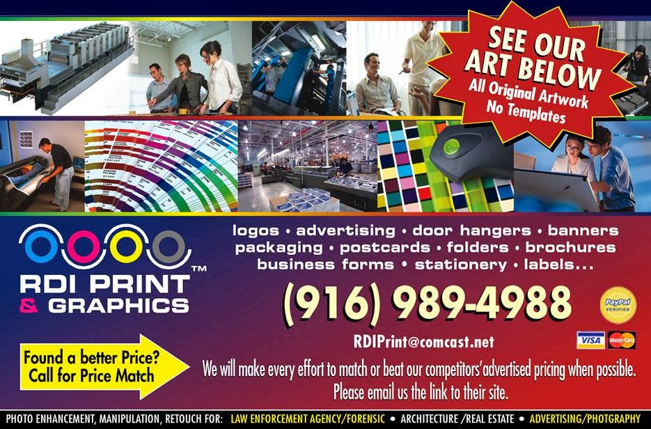 Rossetti Design International / RDI Print & Graphics | 9143 Junewood Ln, Fair Oaks, CA 95628 | Phone: (916) 989-4988