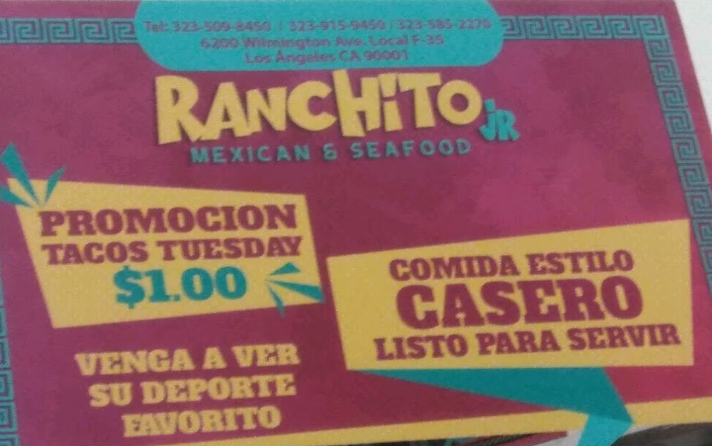 Ranchito Jr Mexican & Seafood | Firestone Park, CA 90001, USA | Phone: (323) 509-8450