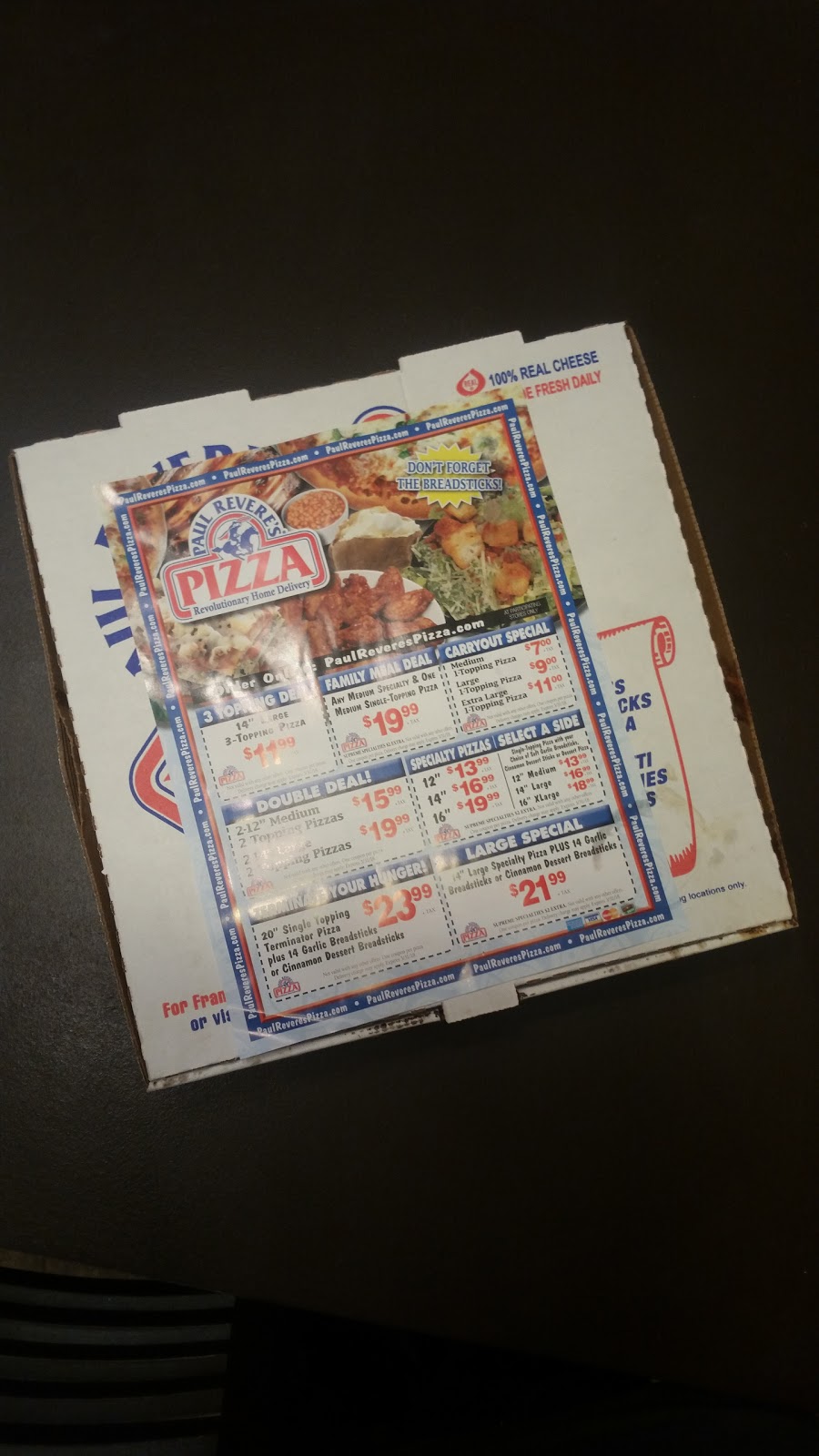 Paul Reveres Pizza | 144 Merchant Row C, Milton, WI 53563, USA | Phone: (608) 868-4999