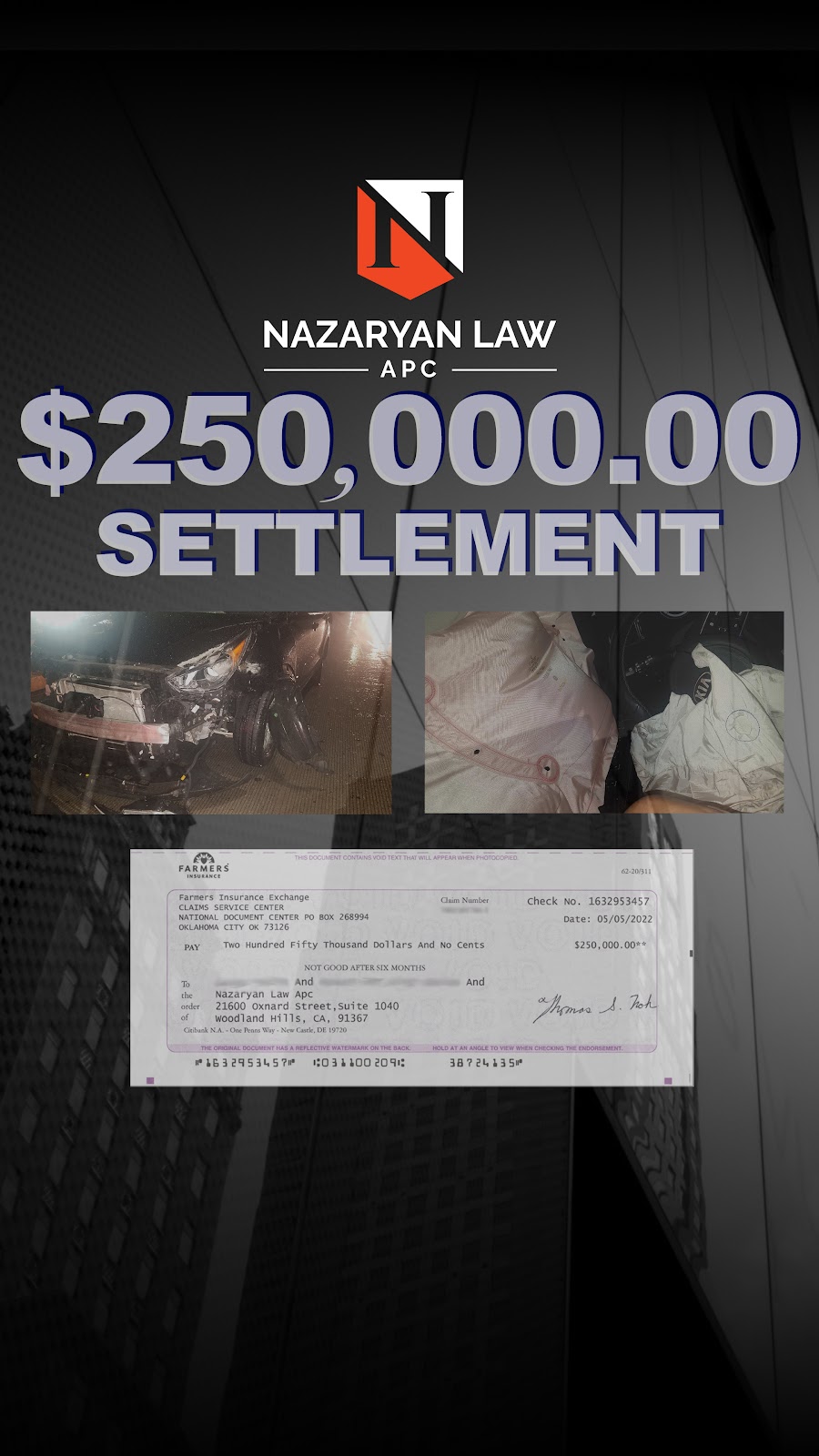 Nazaryan Law, APC | 15000 7th St Suite 202D, Victorville, CA 92395, USA | Phone: (818) 900-1888