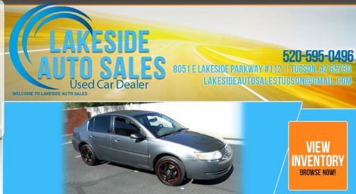 Lakeside Auto Sales | 8051 E Lakeside Pkwy #112, Tucson, AZ 85730, USA | Phone: (520) 471-8219
