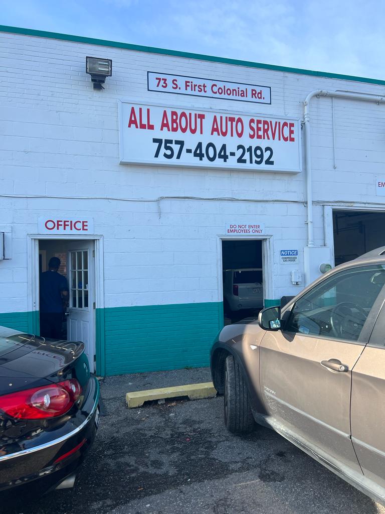 All About Auto Services | 73 S First Colonial Rd, Virginia Beach, VA 23454, USA | Phone: (757) 404-2192