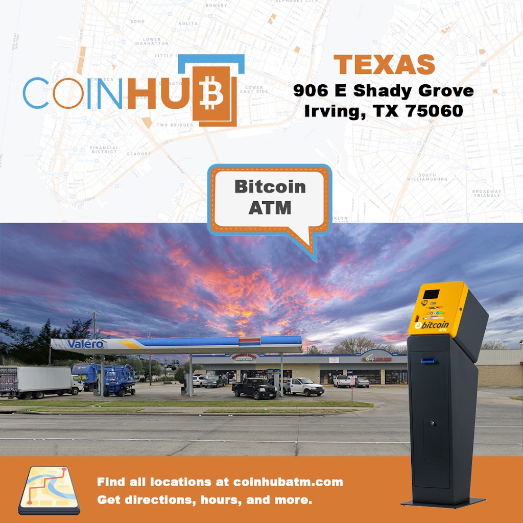 Bitcoin ATM Irving - Coinhub | 906 E Shady Grove Rd, Irving, TX 75060, USA | Phone: (702) 900-2037