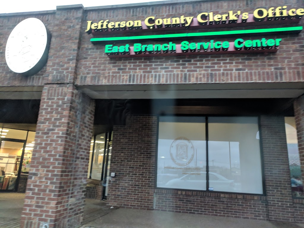Jefferson County Clerks Office East Branch | 12312 Shelbyville Rd, Louisville, KY 40243, USA | Phone: (502) 574-5700