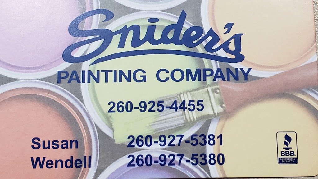 Sniders Painting Company | 6518 Co Rd 427, Auburn, IN 46706, USA | Phone: (260) 927-5380