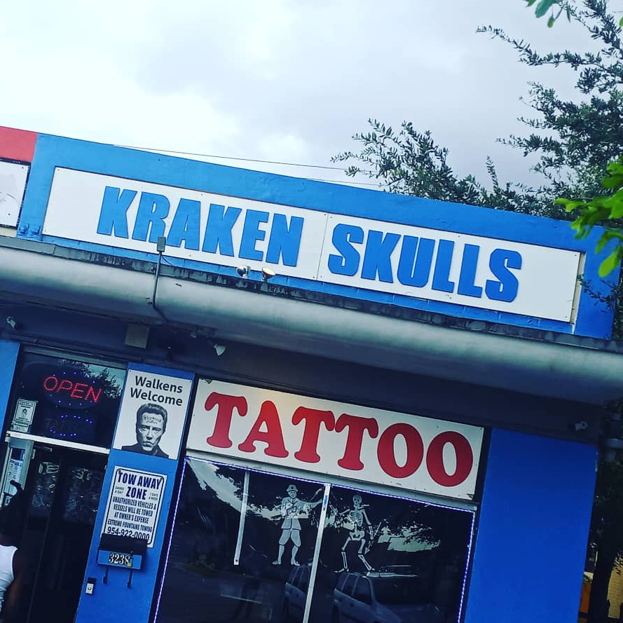 Kraken Skulls Tattoos | 3238 W Broward Blvd, Fort Lauderdale, FL 33312, USA | Phone: (954) 909-4485