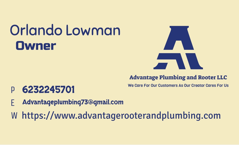 Advantage Plumbing & Rooter | 12572 W Glenn Dr, Glendale, AZ 85307, USA | Phone: (623) 224-5701