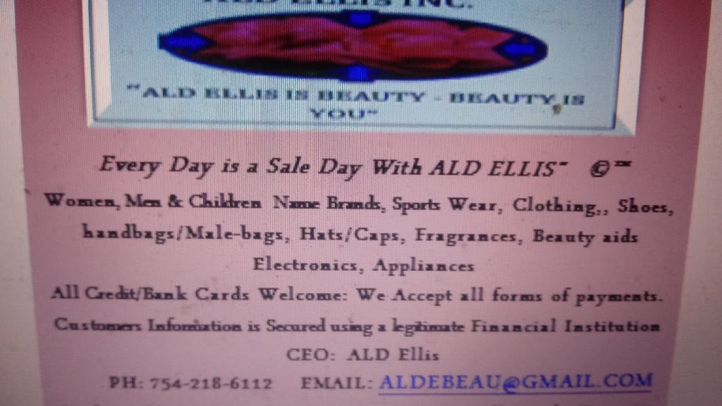 ALD ELLIS Apparel W Accessory Store | C/O 1722, Sheridan St #226, Hollywood, FL 33020, USA | Phone: (754) 218-6112