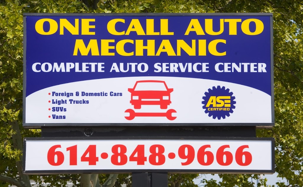 One Call Auto Mechanic | 6066 Busch Blvd, Columbus, OH 43229, USA | Phone: (614) 848-9666